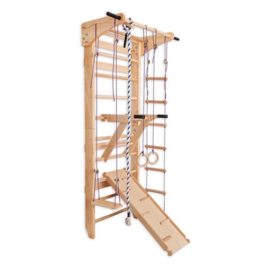 Gymnastic Rings Wooden - Papan Dinding Tangga Swedia untuk penggunaan