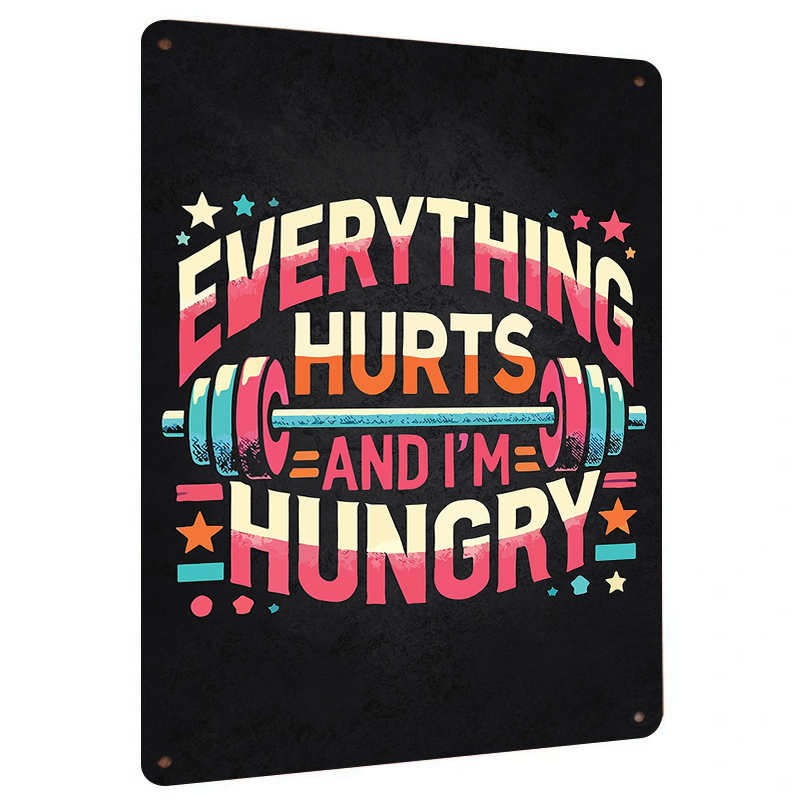 Home Gym Quotes - Semuanya Menyakitkan Dan Saya Lapar -