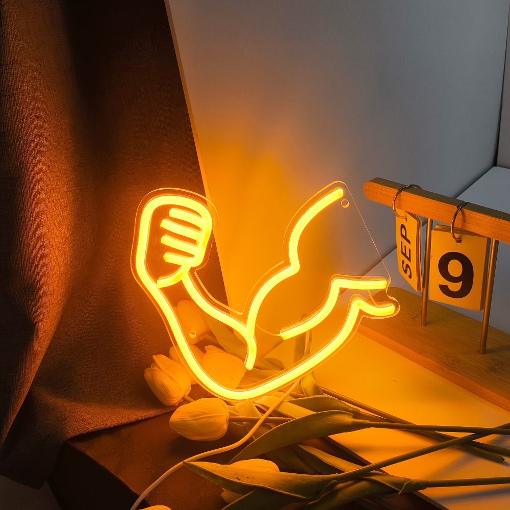 Home Gym Multi Station - Lampu Motivasi Kebugaran - Lampu Neon