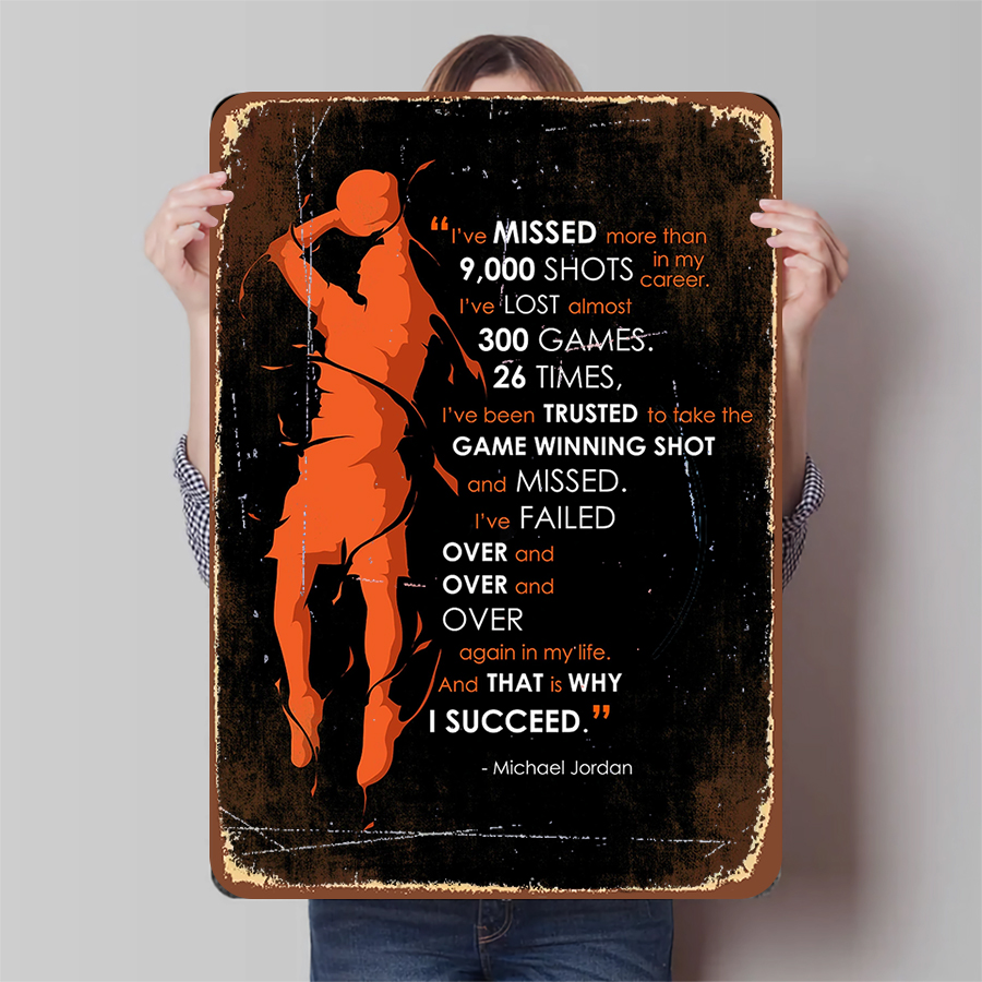 Home Gym Quotes - Kutipan Inspiratif Michael Jordan Seni Dinding