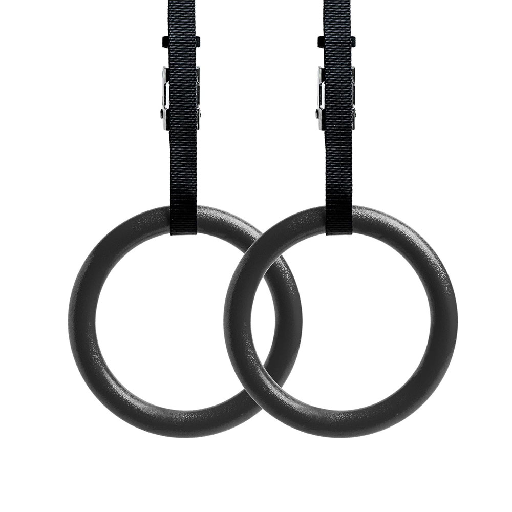 Gymnastic Rings Wooden - Ring Senam Kayu untuk Latihan Kebugaran,