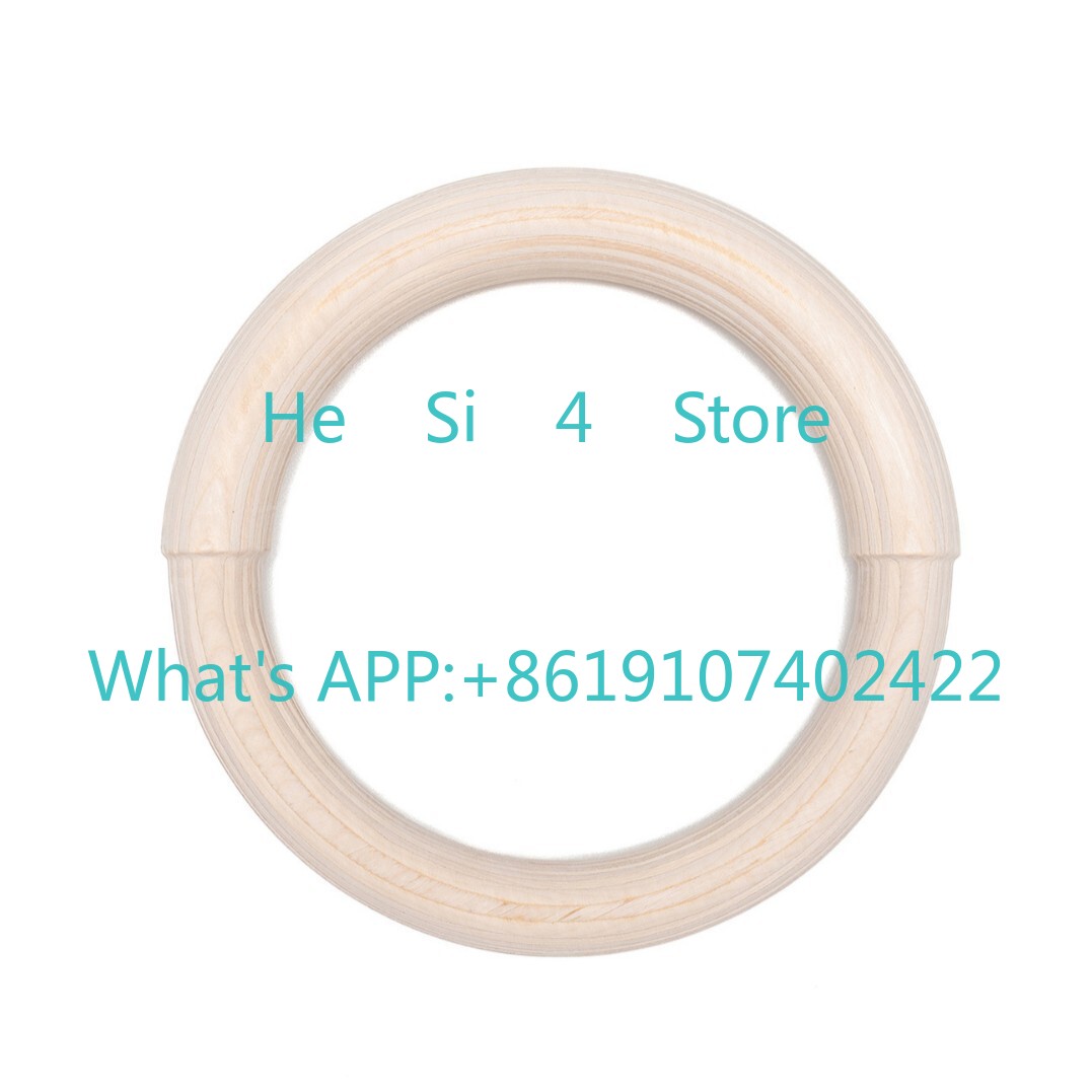 Gymnastic Rings Wooden - Ring Kayu Birch Ukuran Ganda untuk