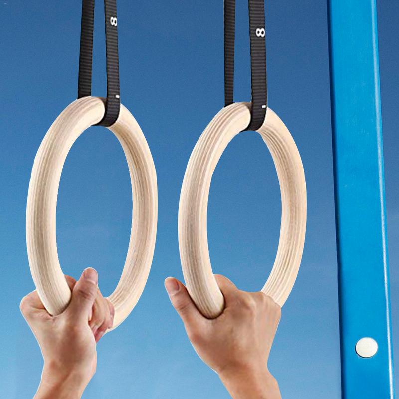 Gymnastic Rings Wooden - 1 Buah Cincin Senam Kayu Birch