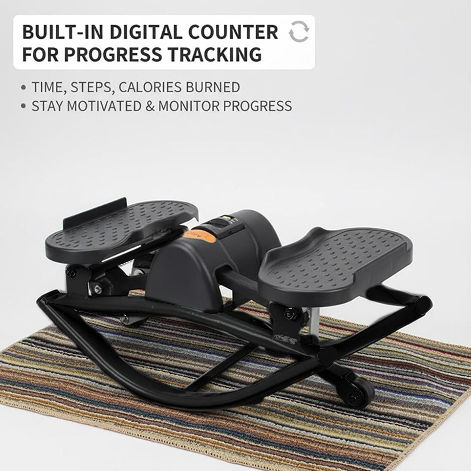 Home Gym Tunturi - Alat Olahraga Rock Stepper Portabel Senyap