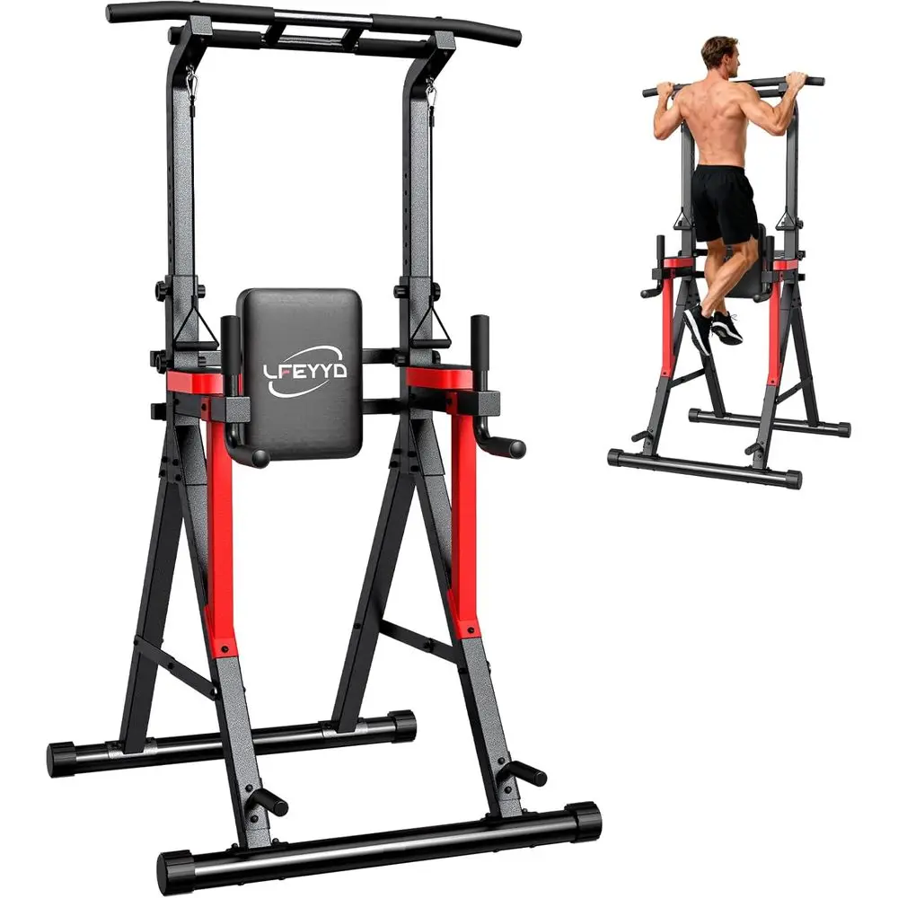 Home Gym Multi Station - Stasiun Dip dengan Ketinggian yang Dapat