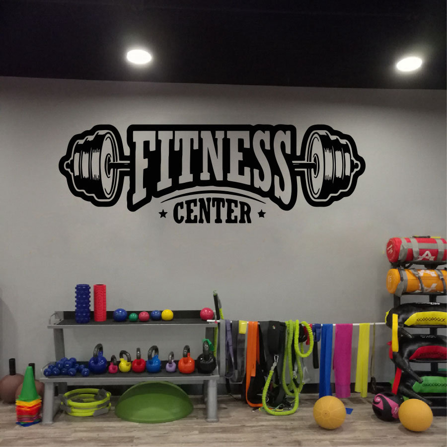 Home Gym Multi Station - Gym Vinyl Dekorasi Dinding Decal Klub