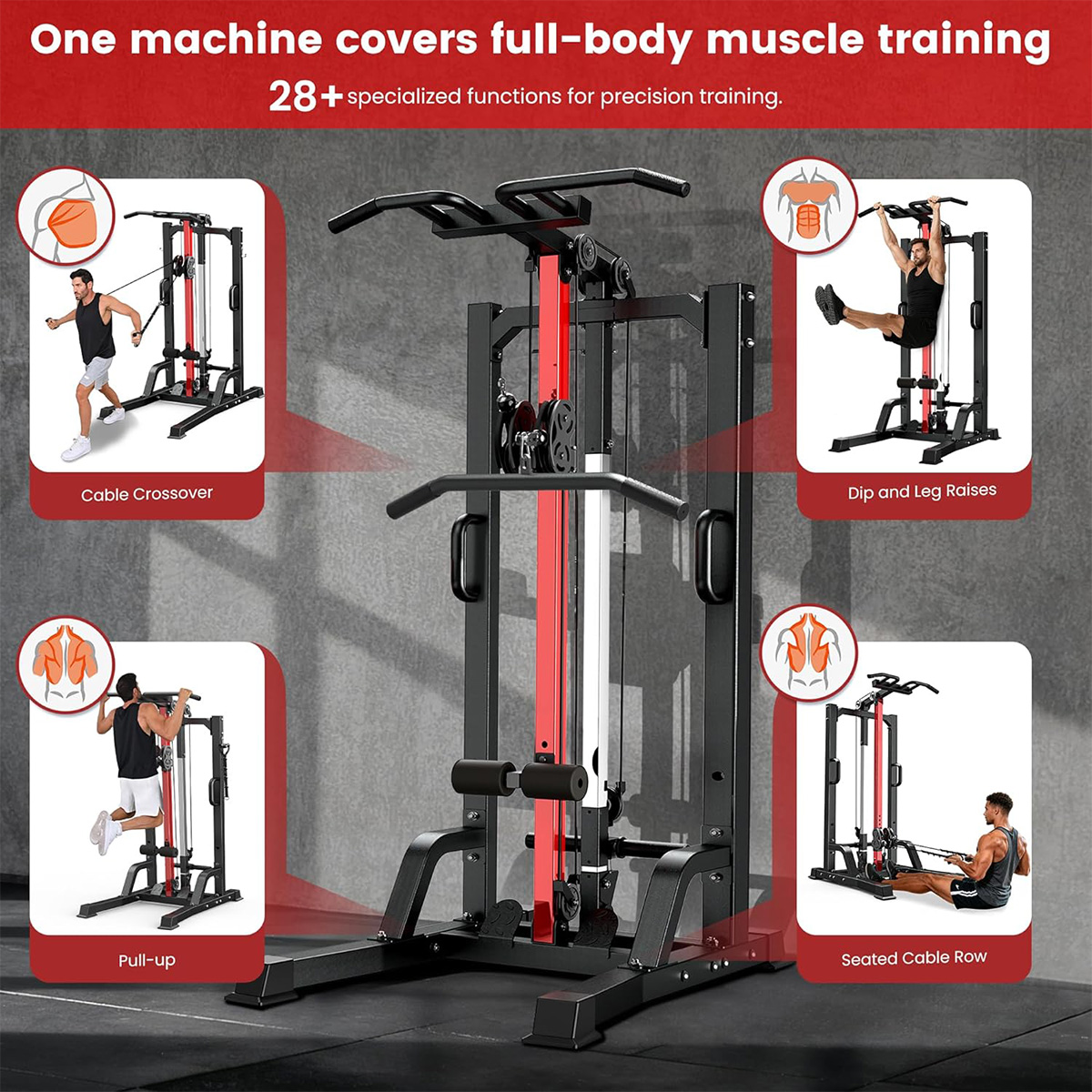 Mesin Gym Rumah Pooboo - Siste - Home Gym Leg ulasan dan harga