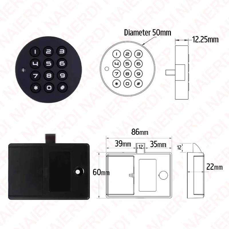 NAIERDI Kunci Pintu Kabinet Ke - Home Gym In A Box ulasan dan harga