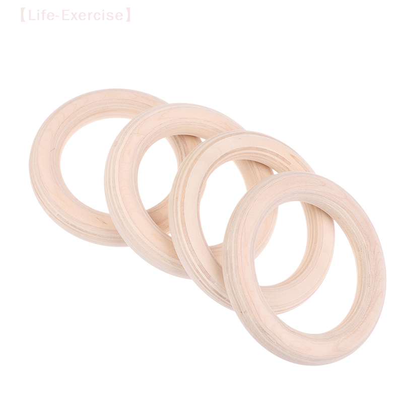 2 Buah/Pasang Cincin Kayu Cinc - Gymnastic Rings Wooden ulasan dan harga