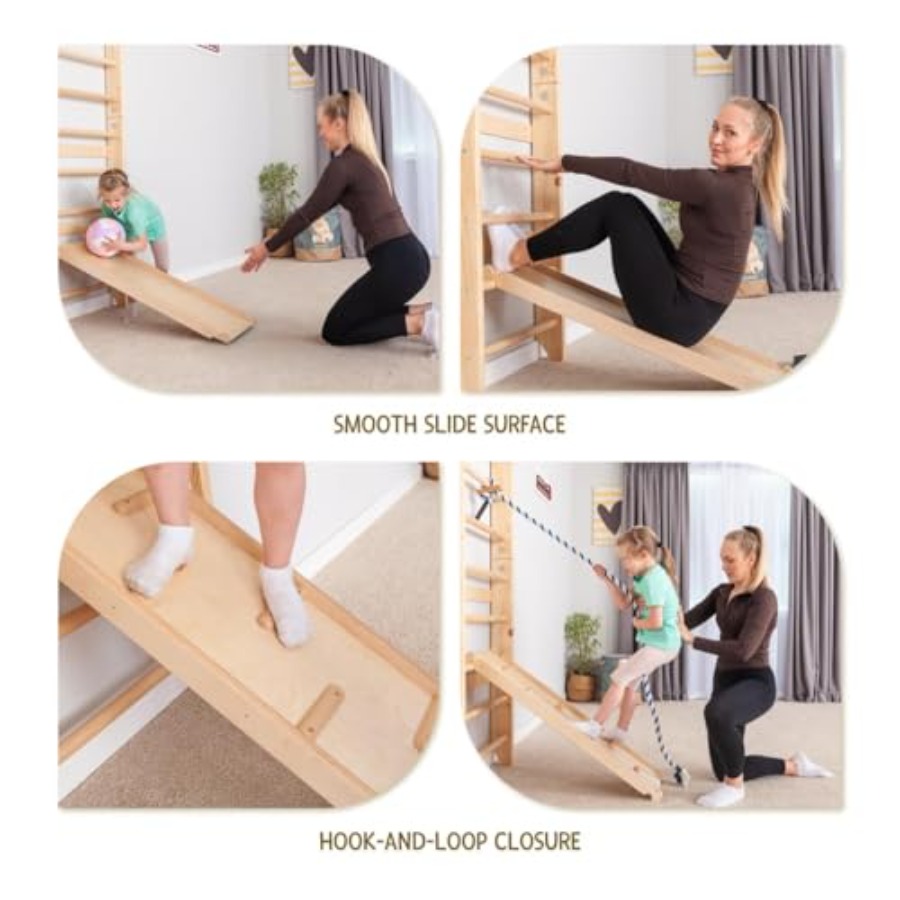 Papan Dinding Tangga Swedia un - Gymnastic Rings Wooden ulasan dan harga