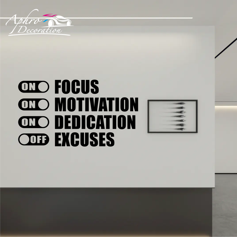 Fokus Pada Motivasi, Jauhi Ala - Home Gym Quotes ulasan dan harga