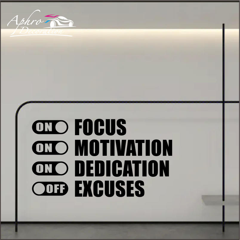 Fokus Pada Motivasi, Jauhi Ala - Home Gym Quotes ulasan dan harga
