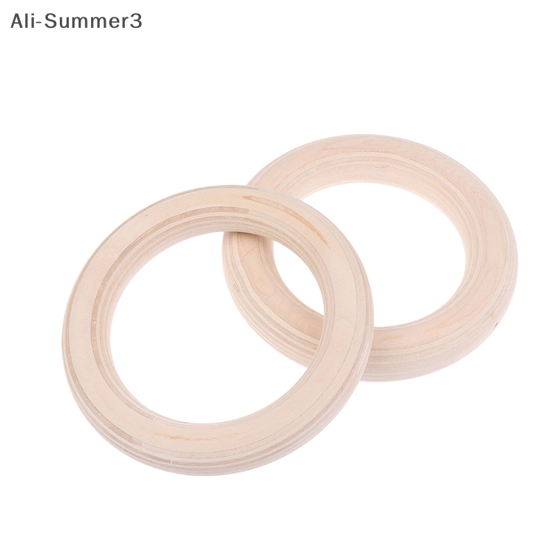 2 Buah/Pasang Cincin Kayu Port - Gymnastic Rings Wooden ulasan dan harga