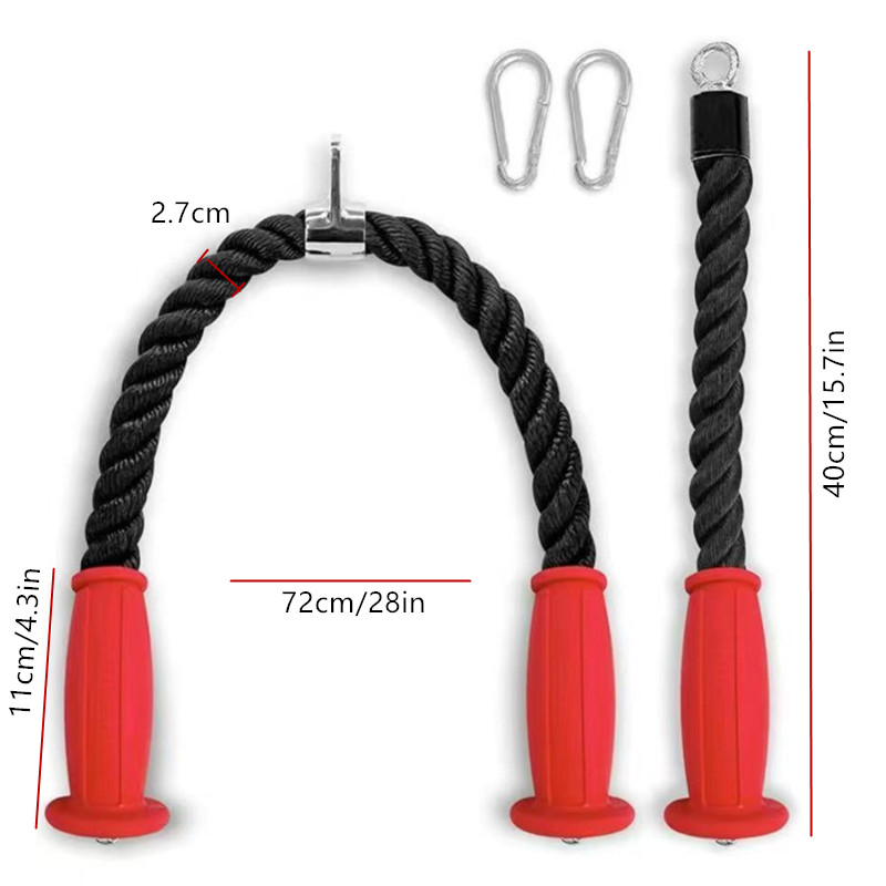 Aksesoris Tali Tricep Anti-Sel - Home Gym Cable ulasan dan harga