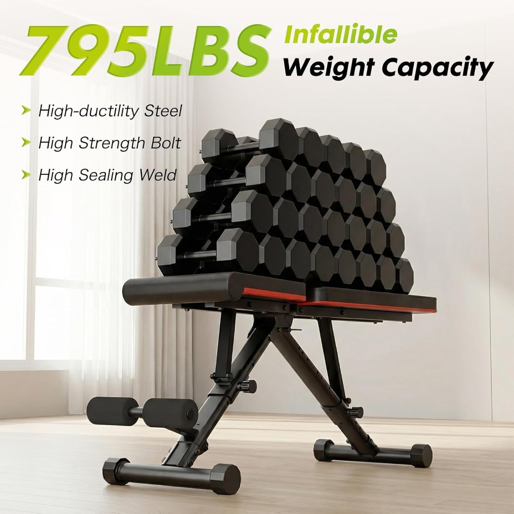 Bangku Angkat Beban yang Dapat - Home Gym Full Body ulasan dan harga