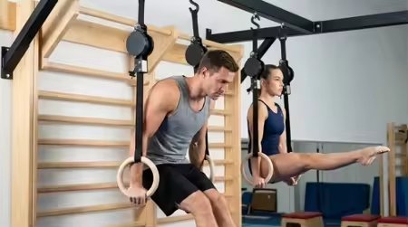 Ring Senam Birch Fitness, Beba - Gymnastic Rings Wooden ulasan dan harga