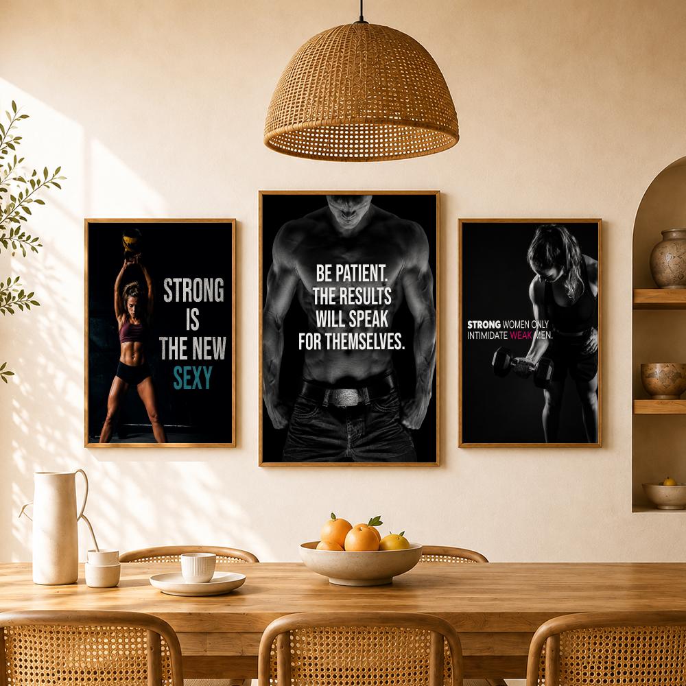 Motivasi Kebugaran Gym, Poster - Home Gym Quotes ulasan dan harga