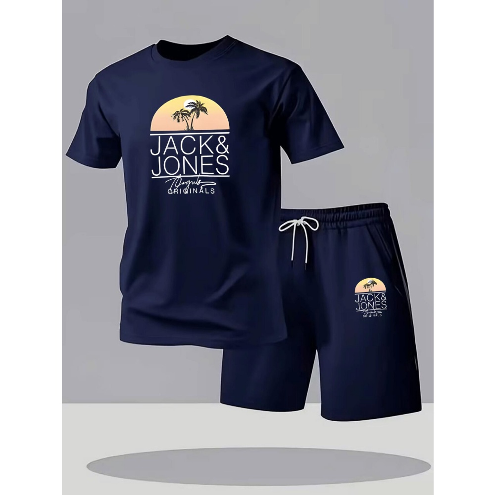 Setelan Kaos Fitness Pria Bern - Home Gym Full Body ulasan dan harga