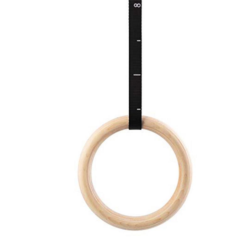 1 Buah Cincin Senam Kayu Birch - Gymnastic Rings Wooden ulasan dan harga