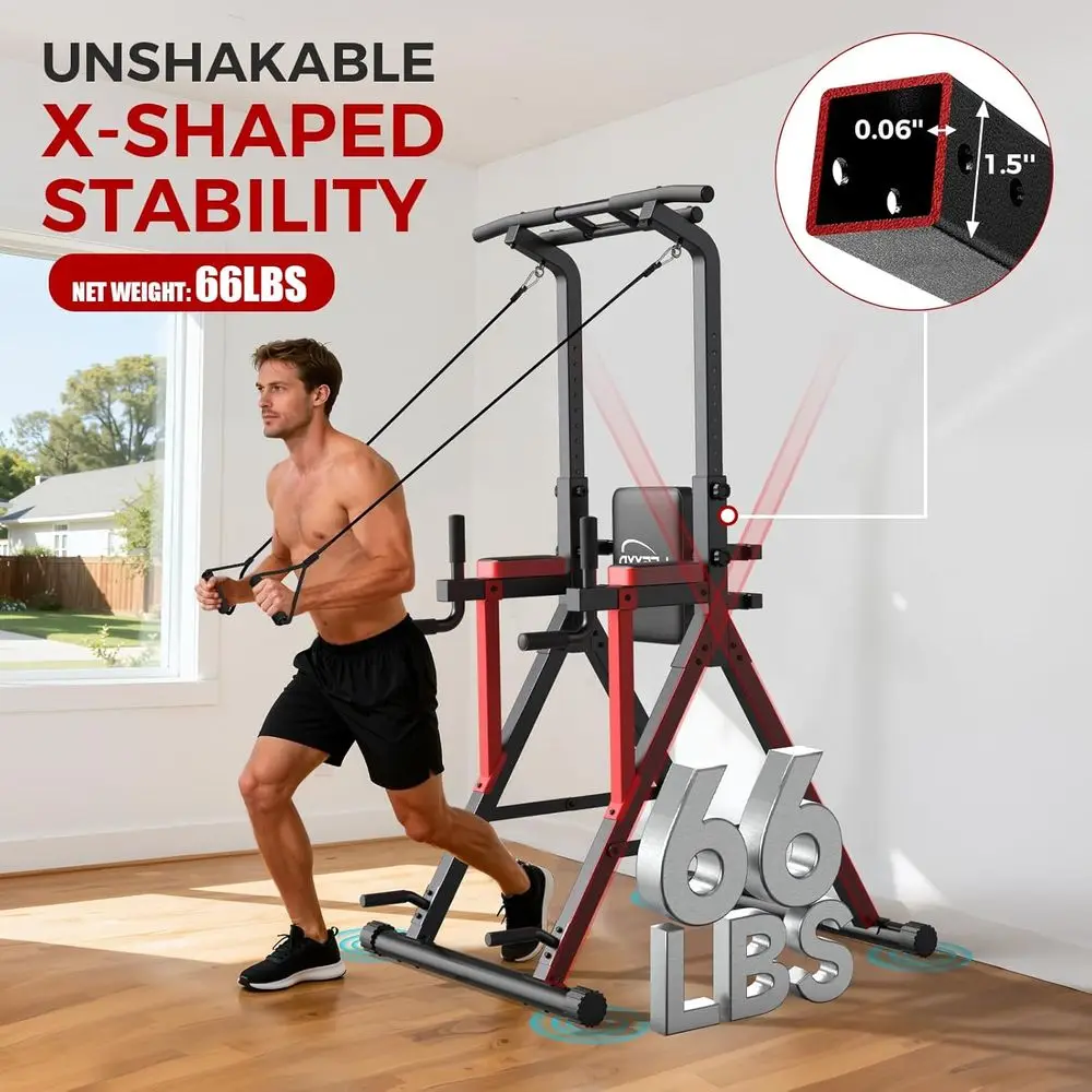 Stasiun Dip dengan Ketinggian  - Home Gym Multi Station ulasan dan harga