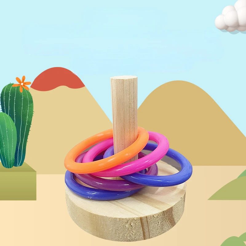 Mainan cincin burung bayan int - Gymnastic Rings Wooden ulasan dan harga