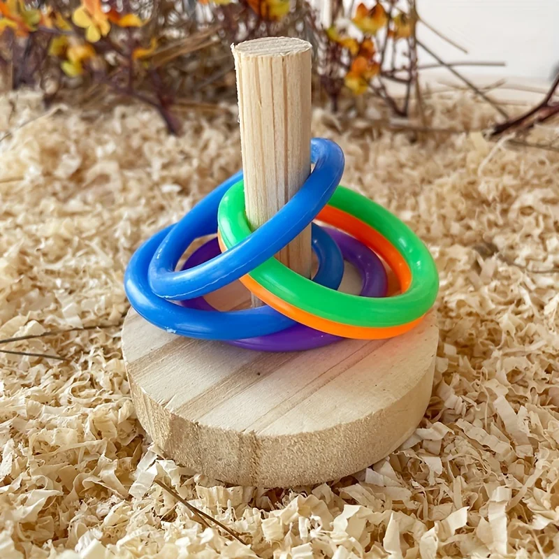 Mainan cincin burung bayan int - Gymnastic Rings Wooden ulasan dan harga