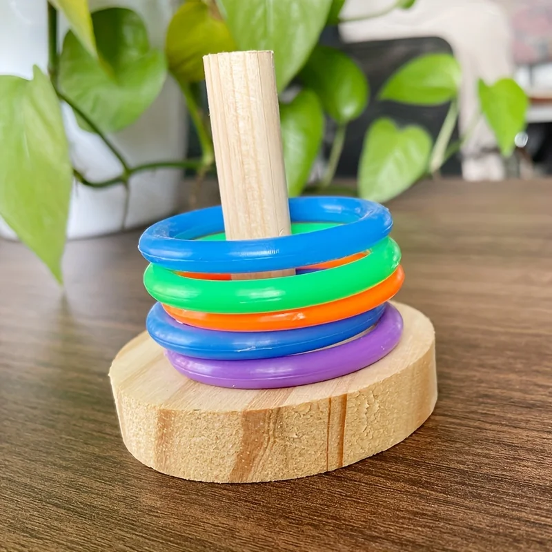 Mainan cincin burung bayan int - Gymnastic Rings Wooden ulasan dan harga