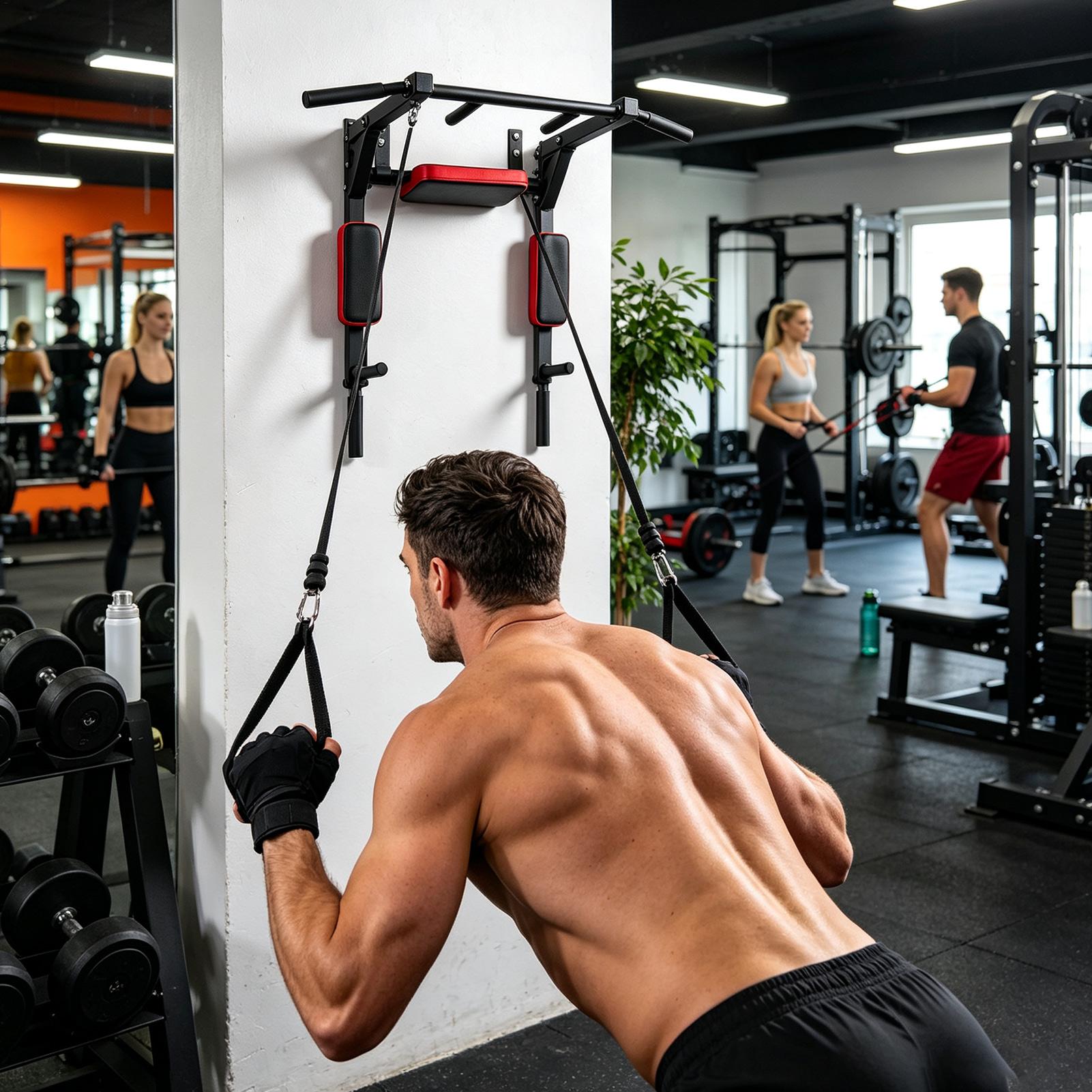Bar Pull-up Dinding Multifungs - Home Gym Leg ulasan dan harga