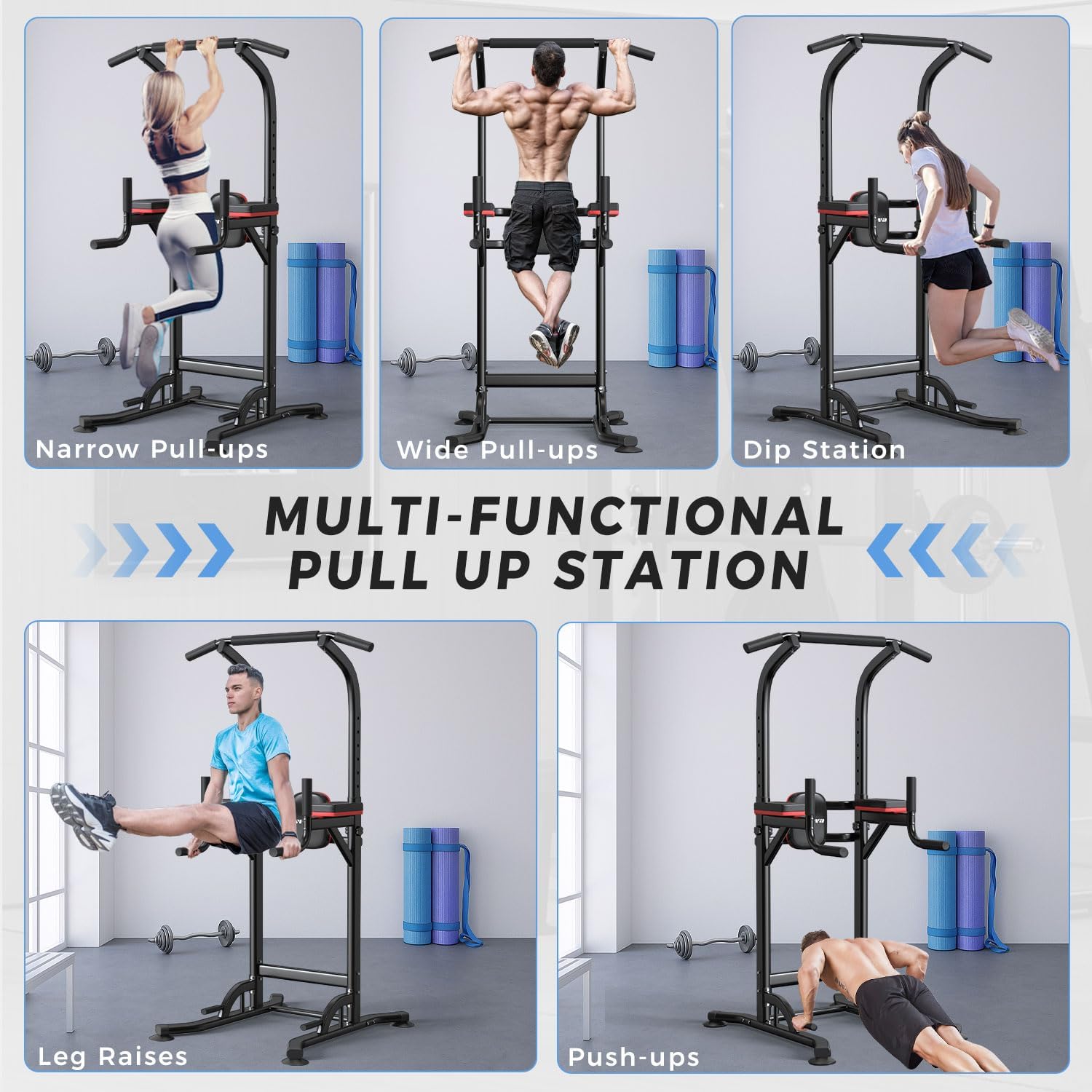 Stasiun Dip Multifungsi untuk  - Home Gym Multi Station ulasan dan harga